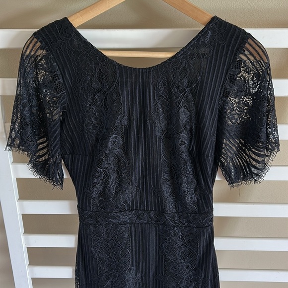 For Love and Lemona San Marcos Lace Black Mini Dress Size Small - Picture 3 of 14